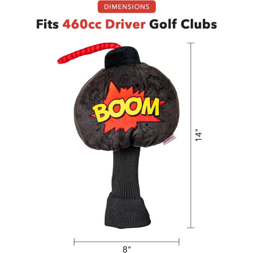 Daphnes Boom Golf Driver Headcover 2