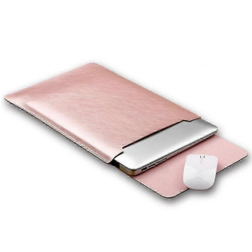 13.3 inch Macbook Pro Compatible Foldable PU Leather Laptop Case with Built-in Stand 2