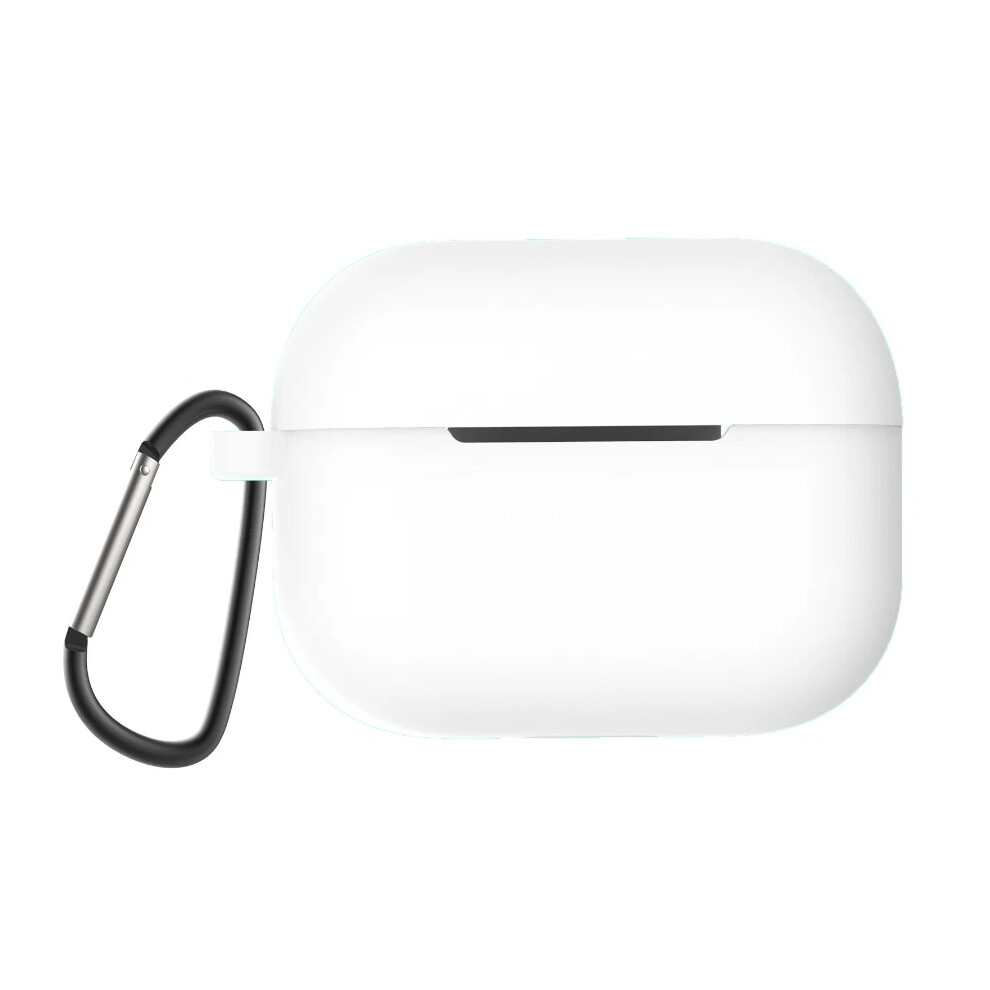 (For Apple Airpods Pro 2Nd Generation2022, ) Airpods Pro 2 Case Cover Soft Silicone Skin Cover Protective Case With Keychain Hot White 4069369082603