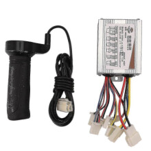 24V 500W Brushed DC Electric Bike Motor Kit with Controller & Long Line Turn Handle