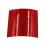 Set of 2 Red 5cm x 3M Prism Reflective Stickers 2