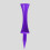 Longridge Plastic Castle Graduated Golf Tees 39mm bag 20 Purple 1