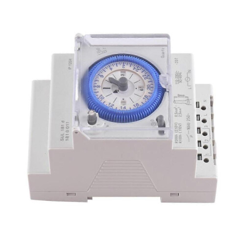 Mechanical Timer Switch SUL181D 96 Times On/Off Per Day Time Set Range 15 Mins Timer Mechanical 24H Timer 2