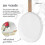 Long Handle Back Lotion Applicator with 6 Replaceable Pads & Hook for Easy Self Application 4