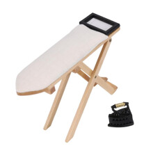 Cute scale 1: 12 miniature iron with ironing board set included