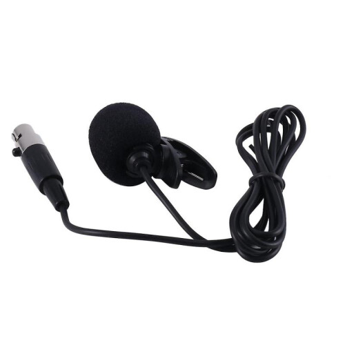 Professional Lavalier Lapel Tie Clip Condenser Microphone 4Pin Mic for Bodypack 4 Pin XLR 2