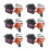 Micro-Type Servo Motor Kit 6 Pcs -Servo Metal Gear Micro-Type Servo for RC Helicopter/Car/Boat 1