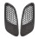 2PCS Engine Hood Vent Louvers Air Scoop Bonnet Vent Cover For-BMW E90 E91 E92 E93 M3, Carbon Fiber Pattern 1