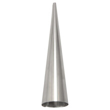 Cream Horn 12Pcs Large Size Baking Cones Stainless Steel Roll Horn Forms Conical Danish Pastry Cones Moulds