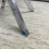 Round Glass Dining Table and 4 Grey  Colour leather  Chairs 6