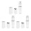 3 Stück 6 ml nachfüllbare Parfümzerstäuber aus Glas 1