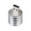 Aluminum 3W USB LED Lamp Socket Spotlight Flashlight White Light 1