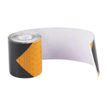 2 inch X10ft 3 Meters Night Reflective Safety Warning Tape Strip Sticker black yellow