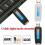USB Flash Drive Digital Audio Recorder Dictaphone USB Voice Pen Portable U Disk Maximum Support 32GB Memory Card(White) 4