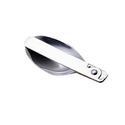Folding Small Spoon Folding Tablespoon Portable Tableware Outdoor Camping Tableware Stainless Steel Portable Tableware 2
