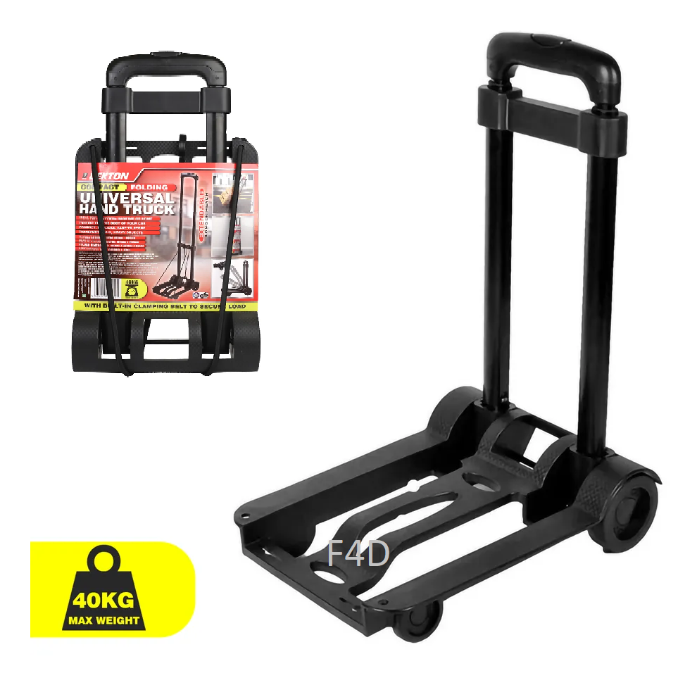 Dekton Folding Sack Truck 40Kg Pallet Luggage Foldable Shopping Trolley Cart 5055441459141