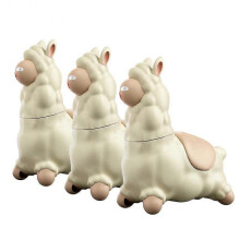 (3pcs, 3 White) Children'S Cute Alpaca Water Toy Funny Water Spray Toy Outdoor Tricky Water