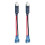 (2PCS) H1 Car Light Bulb Adapter Extension Cord 1