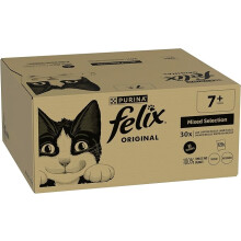 FELIX Original Senior 7+ Mixed Selection in Jelly Wet Cat Food 120x85g