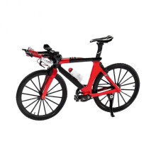 (Motorcycle race red) 1:8 Mini Model Alloy Bicycle Diecast Metal Finger Adult Red Mini Bike Simul