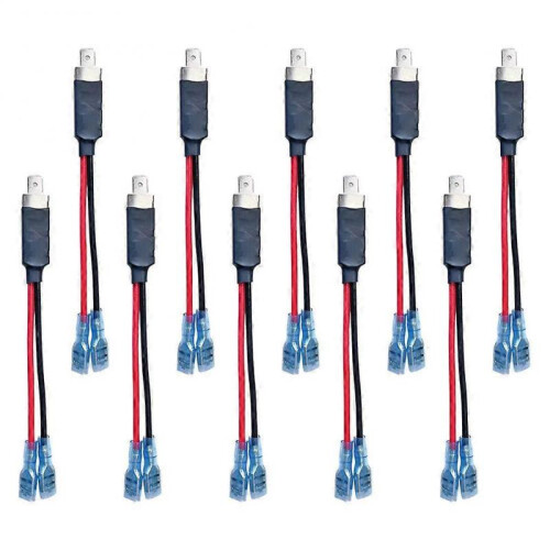 (10pcs) H1 Car Light Bulb Adapter Extension Cord