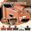 (Orange 1pcs) Car Seat Back Multifunctional Car Back Seat Organizer Backseat Storage Box 5