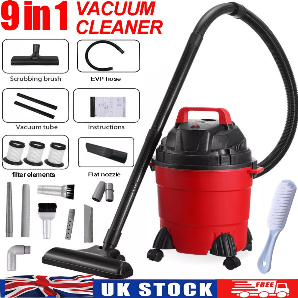 1500W Vacuum Cleaner Wet and Dry Bagless 15L Cylinder Powerful