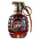 (Marines) High borosilicate grenade shaped whiskey bottle 1
