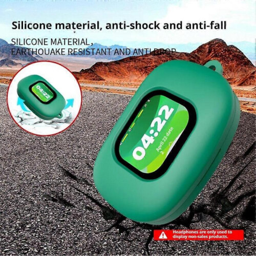 (Black) Suitable for Cleer ARC 5 Bluetooth earphone cover silicone cover charging case 2