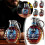 (Navy) High borosilicate grenade shaped whiskey bottle 4
