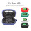 (Black) Suitable for Cleer ARC 5 Bluetooth earphone cover silicone cover charging case 4