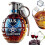 (Navy) High borosilicate grenade shaped whiskey bottle 3
