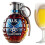 (Navy) High borosilicate grenade shaped whiskey bottle 5