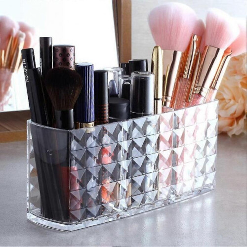 Clear Cosmetic Makeup Make Up Display Organizer Case Box Holder Storage 1