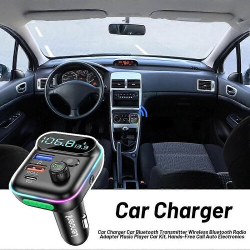 Bluetooth Car Adapter FM Transmitter USB AUX Radio MP3 Music Player 2