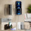 (Transparently) Wall-Mounted Remote Control Storage Rack Mobile Phone Hook Storage Box 2