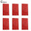 (C6pcs) New Year's big red envelope New Year's red envelope bag E1 B1 1