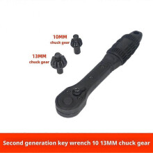 (10 and 13MM) 2in1 Drill Chuck Ratchet Wrench Double Head Chuck Key Replacement Tool