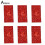 (A6pcs) New Year's big red envelope New Year's red envelope bag E1 B1 4