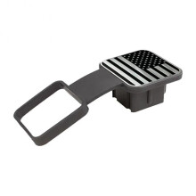 (C) 2 Inch Trailer Hitch Receiver Cover Plug Rubber Tow Plug Tube Cap Protector