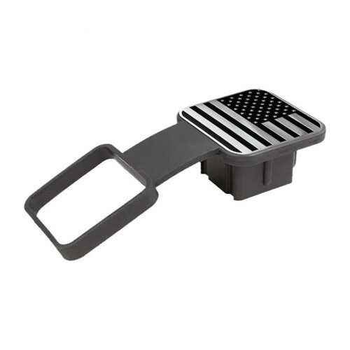 (C) 2 Inch Trailer Hitch Receiver Cover Plug Rubber Tow Plug Tube Cap Protector