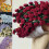 (Material pack 80CM, Roses) Bouquet Blanket Crochet, Floral Throw Blanket, Throw Blanke Floral 3
