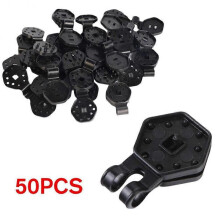 (50pcs) 10Pcs Adjustable Heavy Duty Lock Grip For Tarp & Shade Cloth Plastic Clips