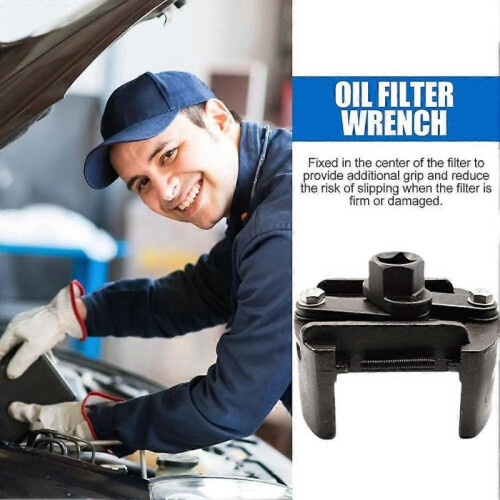 Universal Adjustable Two-Jaws Oil Filter Wrench 60-80mm Wrenches Remover 1