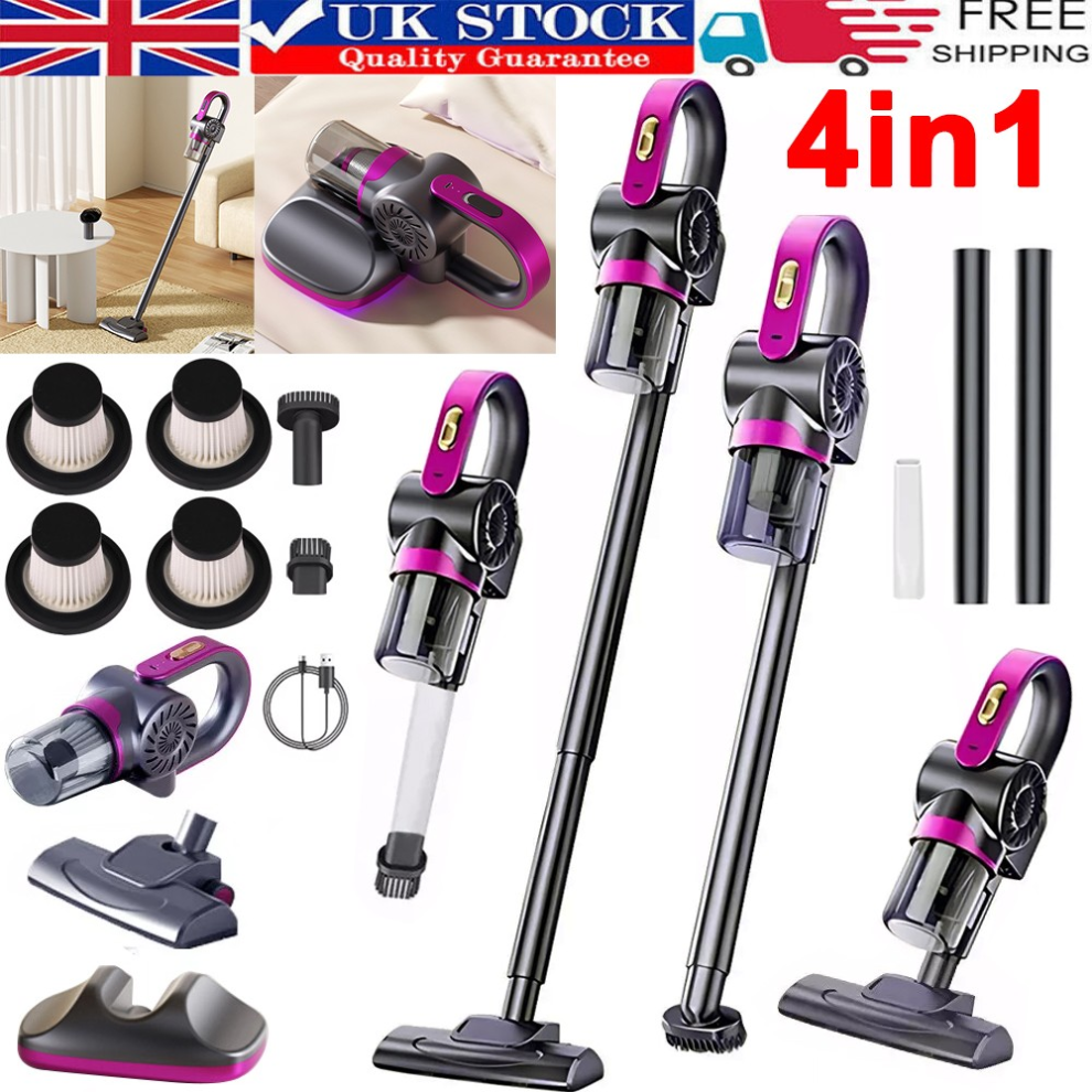 4 in 1 Stick Handheld Vacuum Cordless Vacuum Cleaner For Carpet Floor