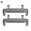 (Black) Stainless Steel Metal Connector Adapter for Amazfit T-Rex3 5
