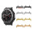 (Black) Stainless Steel Metal Connector Adapter for Amazfit T-Rex3 3