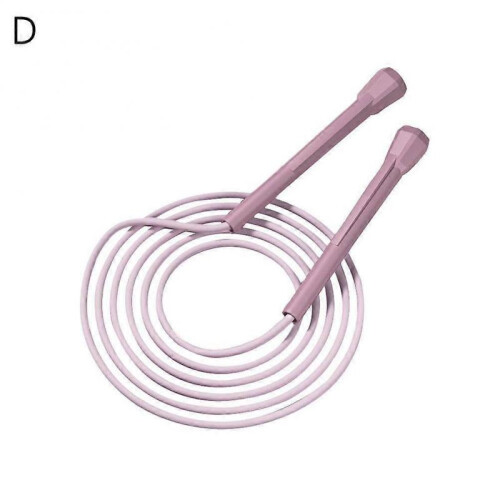 (Purple)Skipping Rope Jumping Speed Cardio Fitness Workout Exercise Training 2.8m