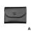 (Black) Wallet Leather Coin Purse Card Holder Mini Minimalist Wallet 1