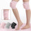 (Gray L) Sports Compression Knee Pad Elastic Knee Protector Thickened Sponge Knee 3
